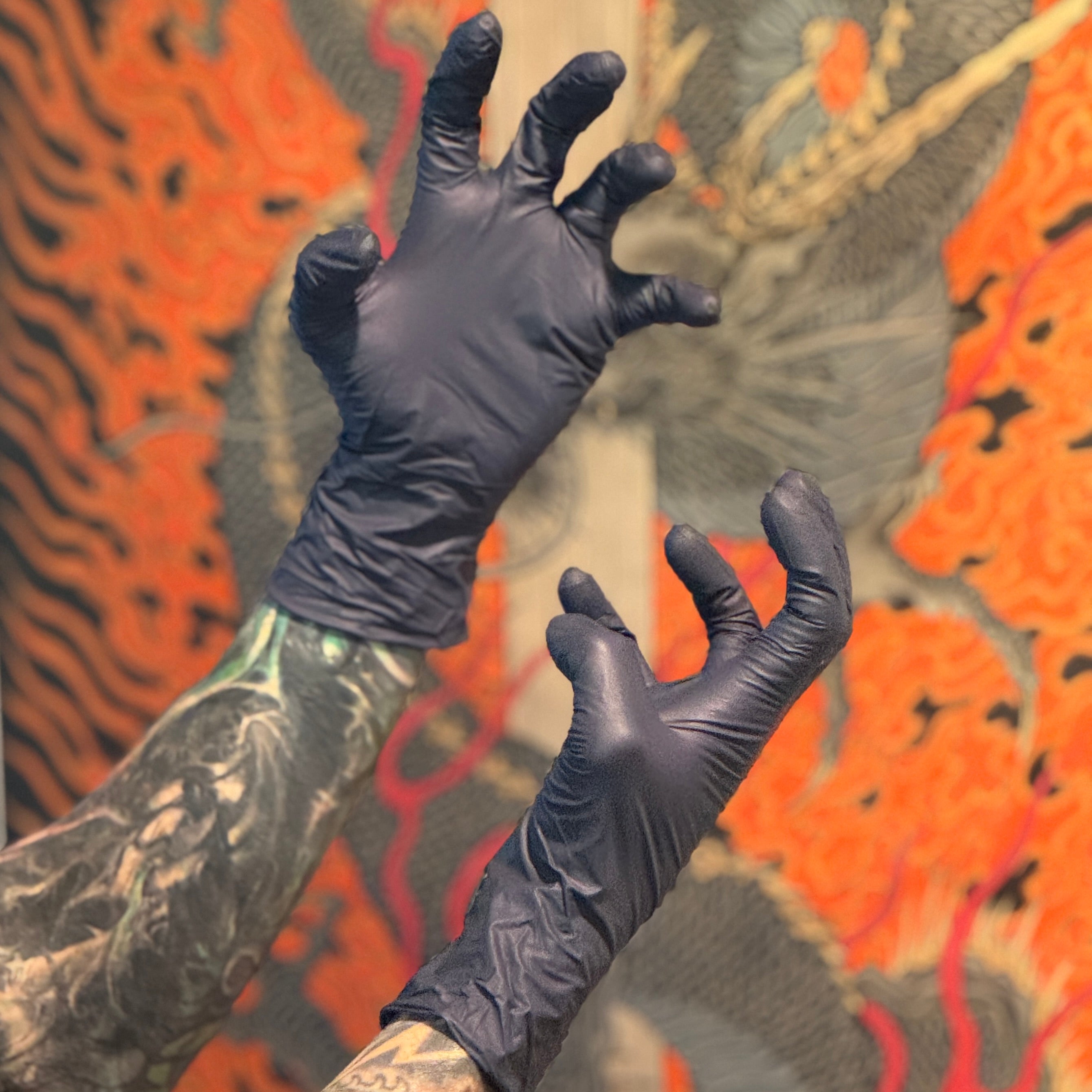 Black Claw Nitrile Gloves