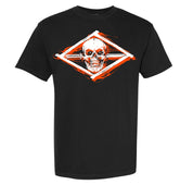 SKULL & SWORD ORANGE TRAILS BLK TEE