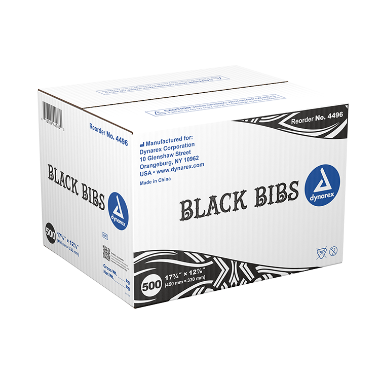 Black Dental Bibs