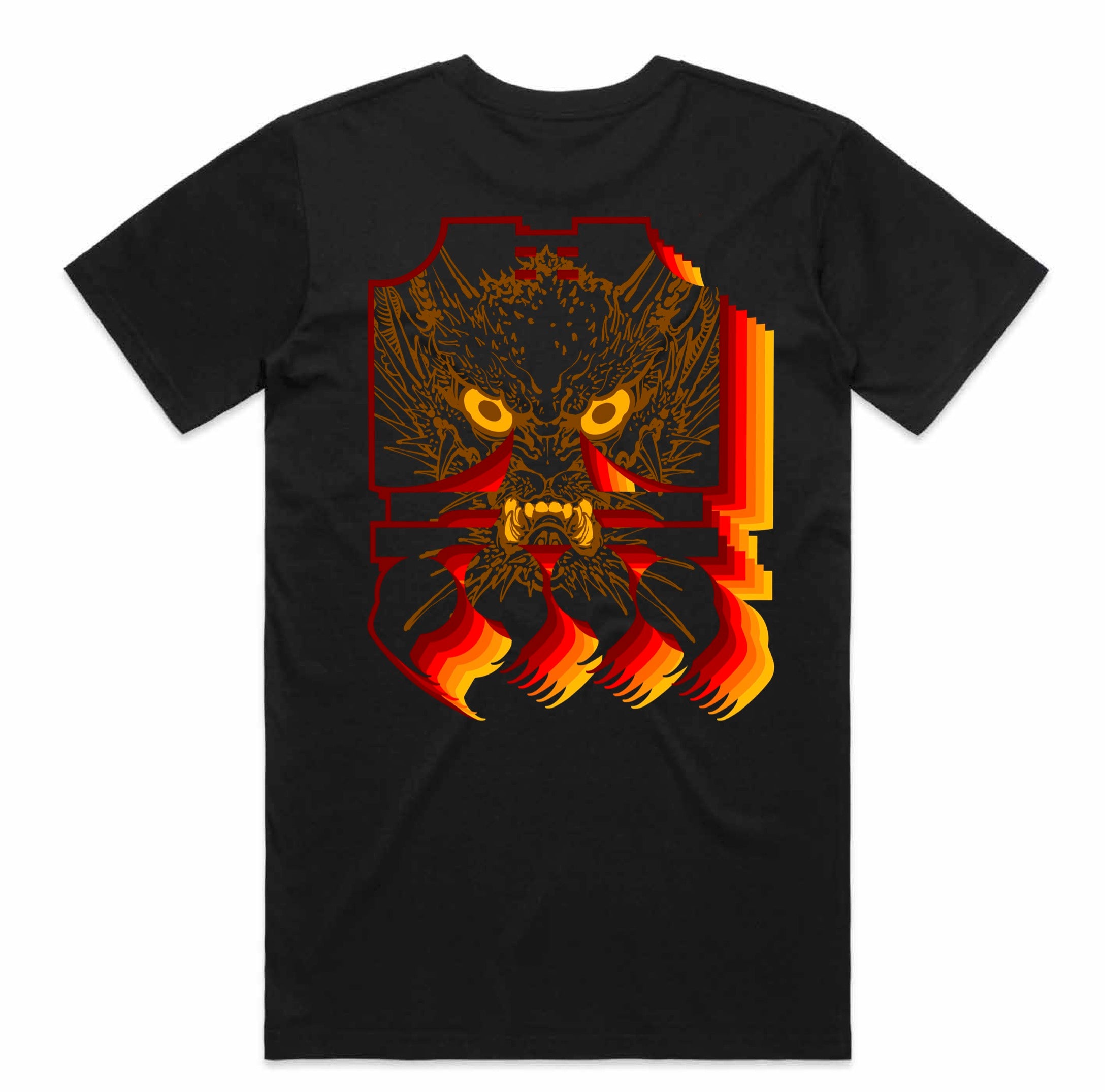 70's KANJI BLK TEE