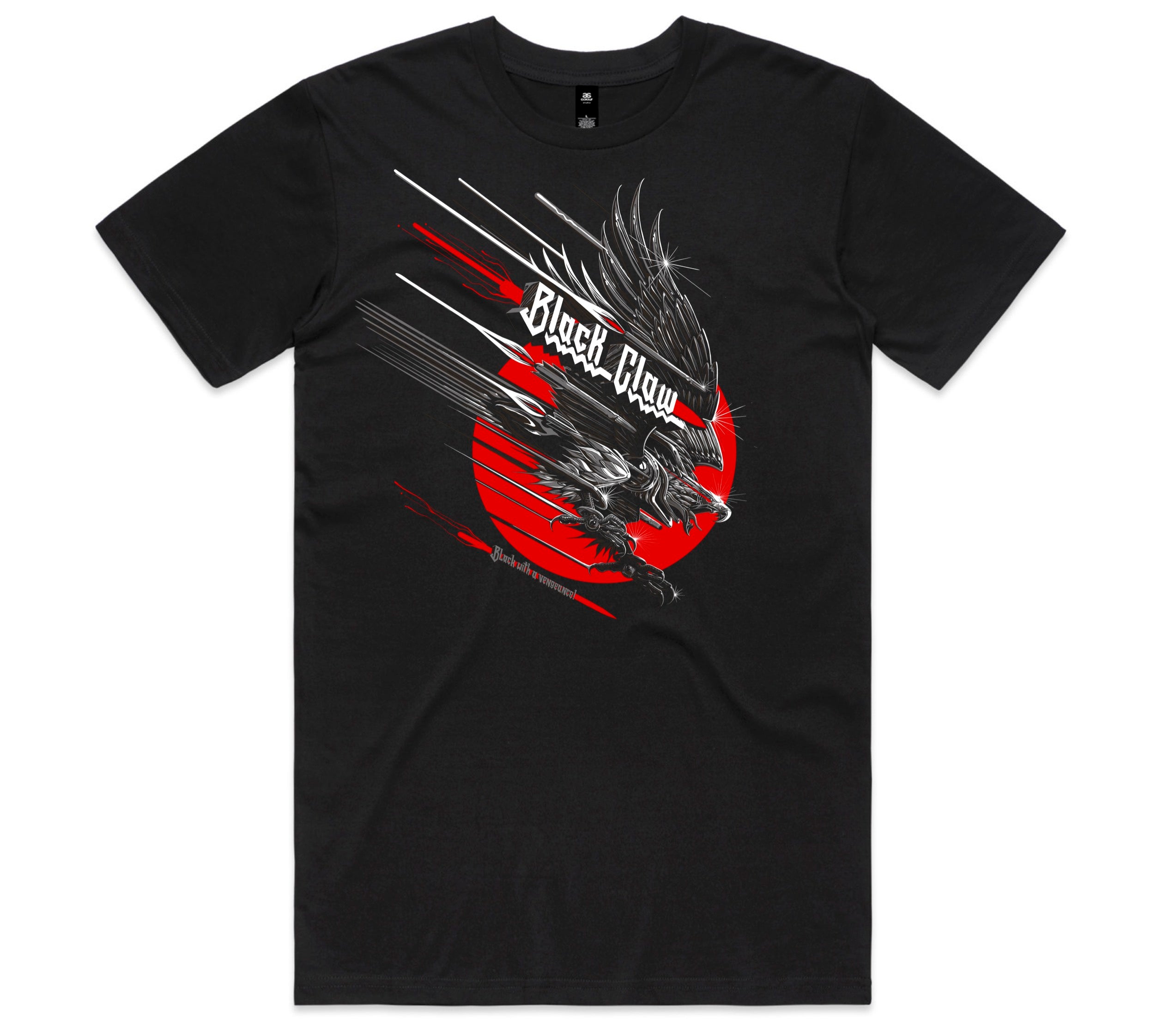 BLACK WITH A VENGEANCE BLK TEE