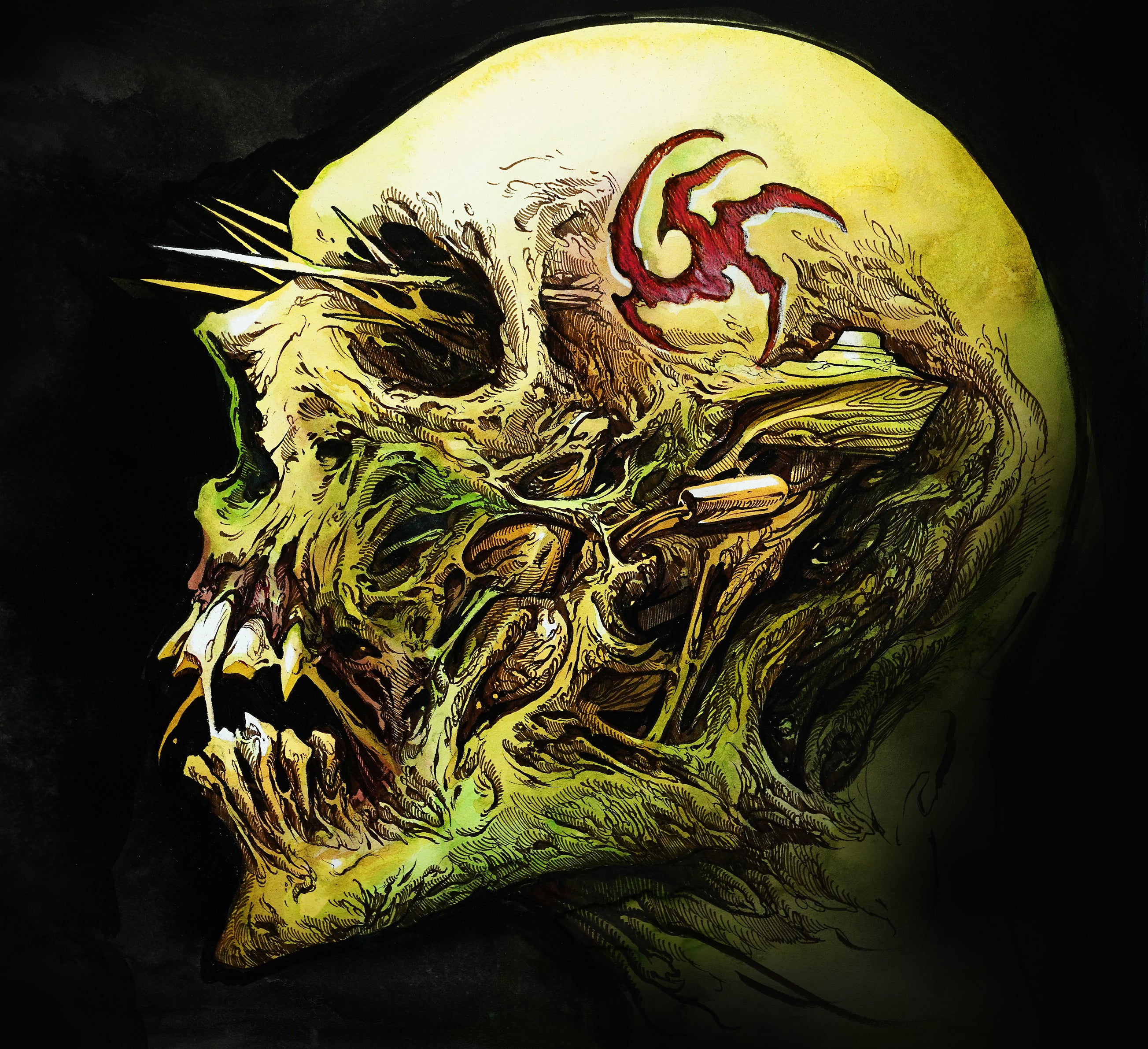 Jorquera Skull Sticker