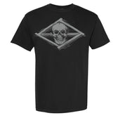 SKULL & SWORD GREY TRAILS BLK TEE