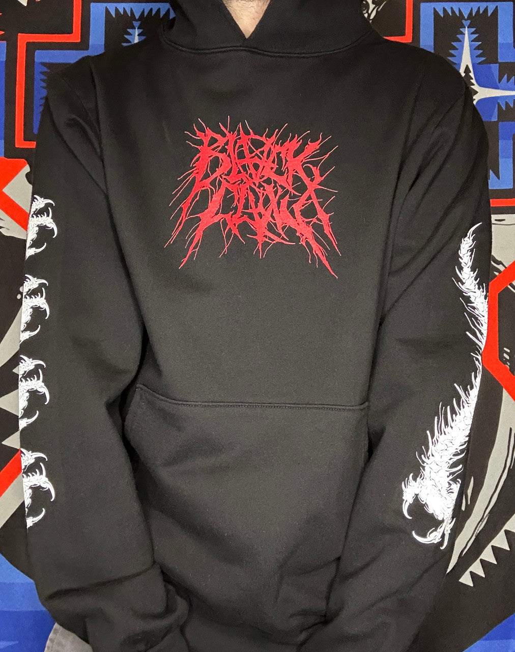 Black Metal Claw Hoodie