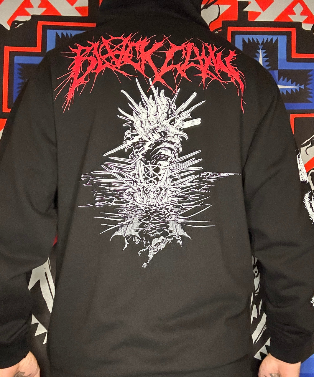 Black Metal Claw Hoodie