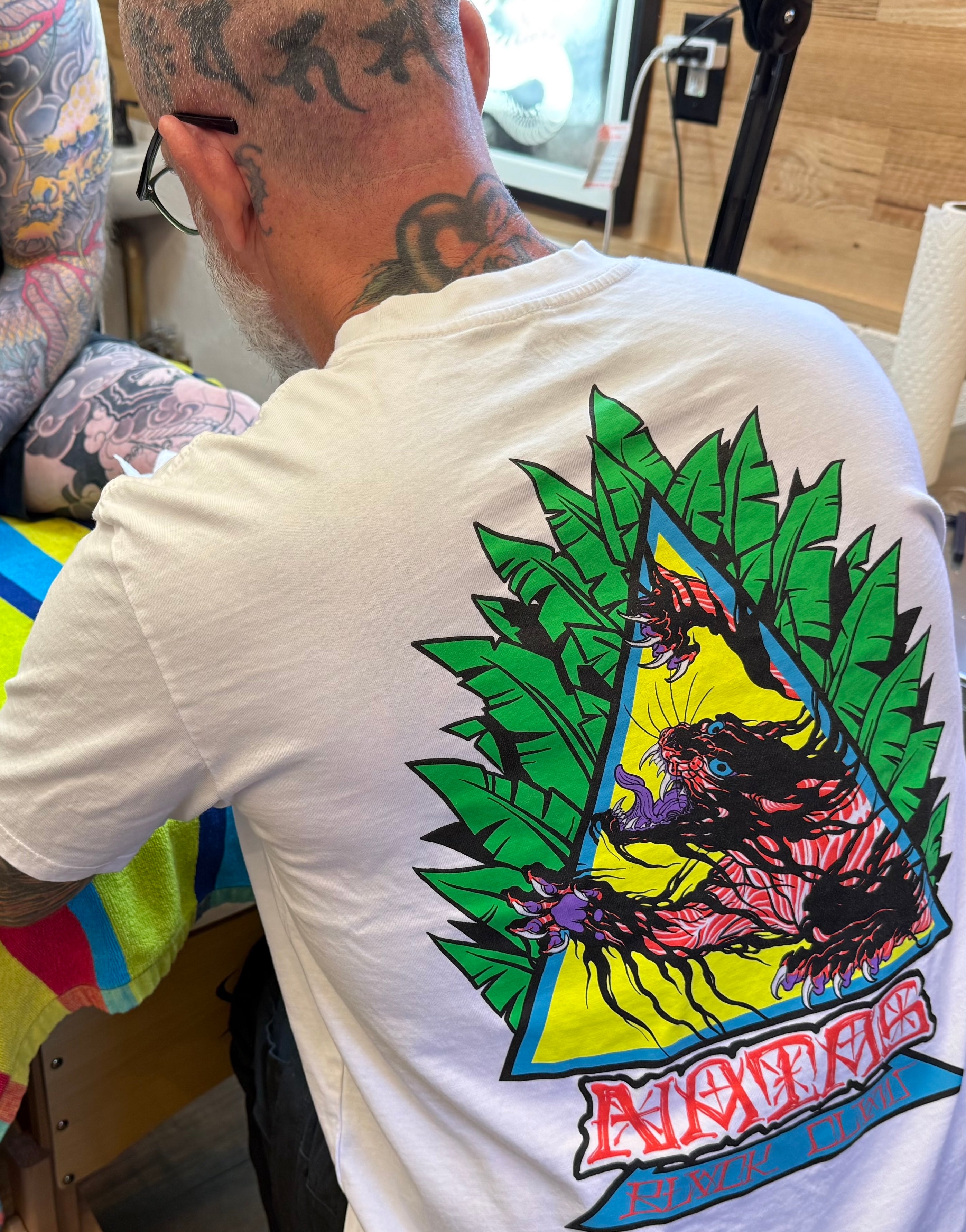 NATAS X BLACKCLAW WHT TEE