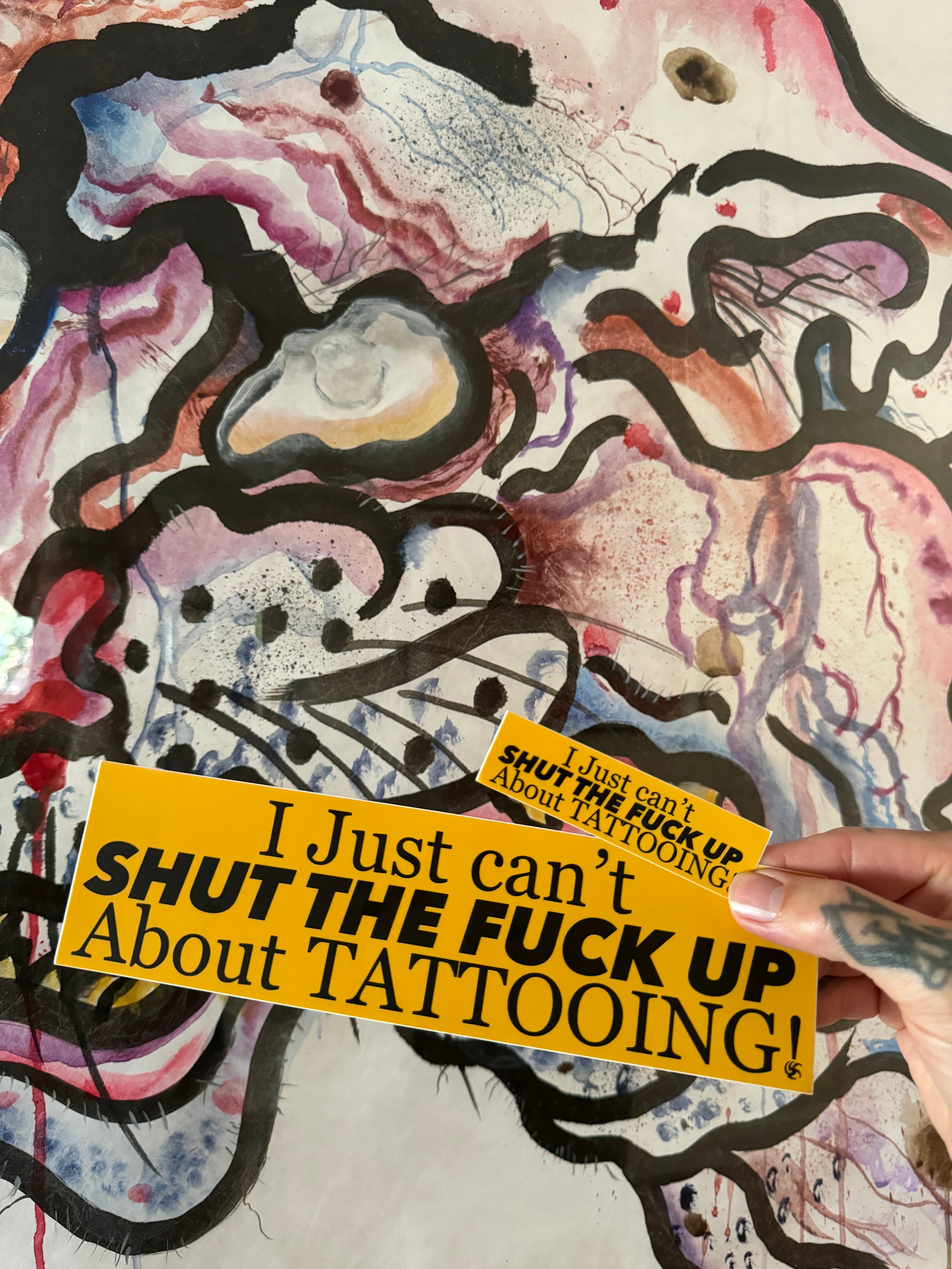 Can't Shut Up Bumper Sticker