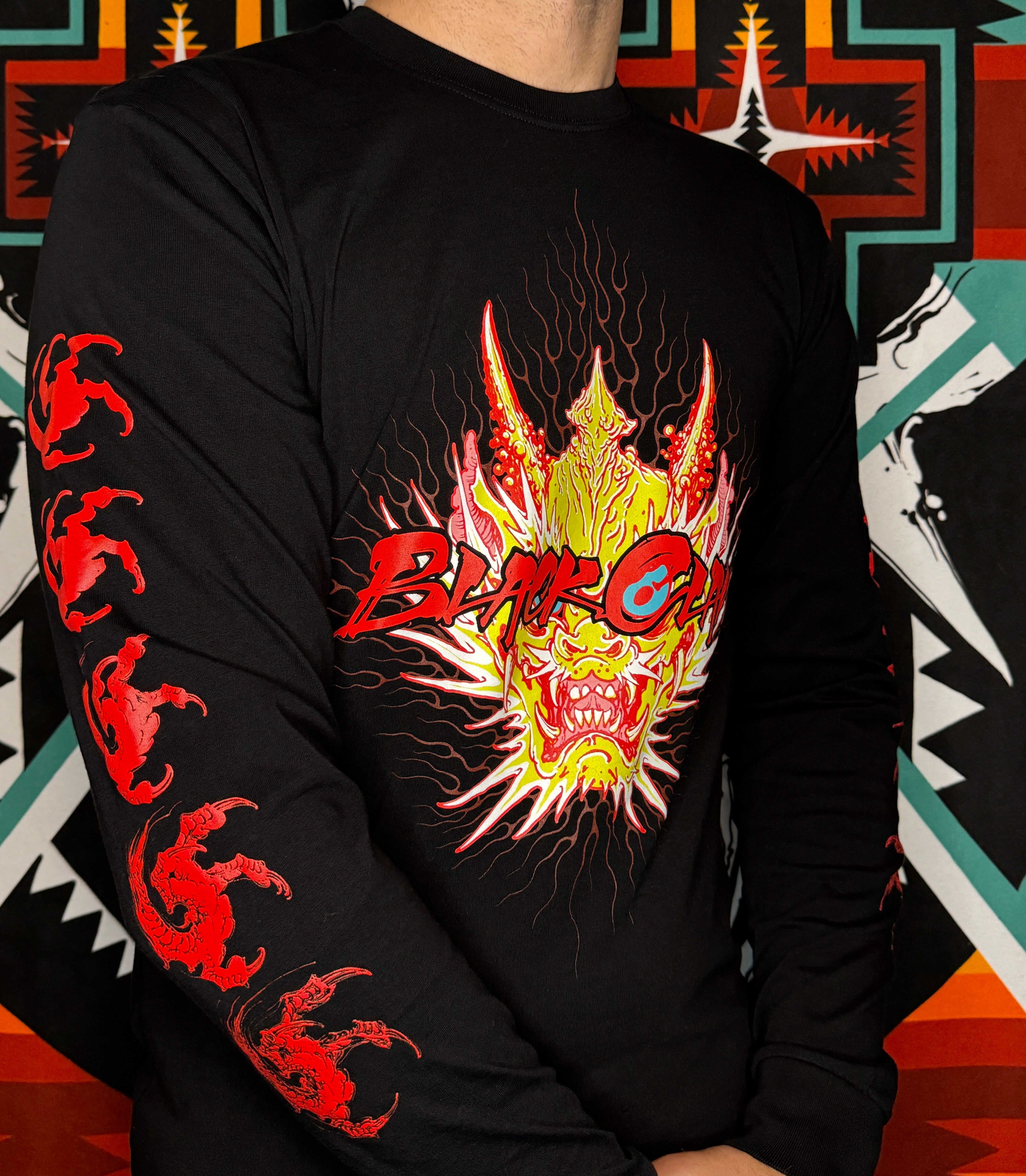 Long Sleeve Oni Shirt – Black Claw
