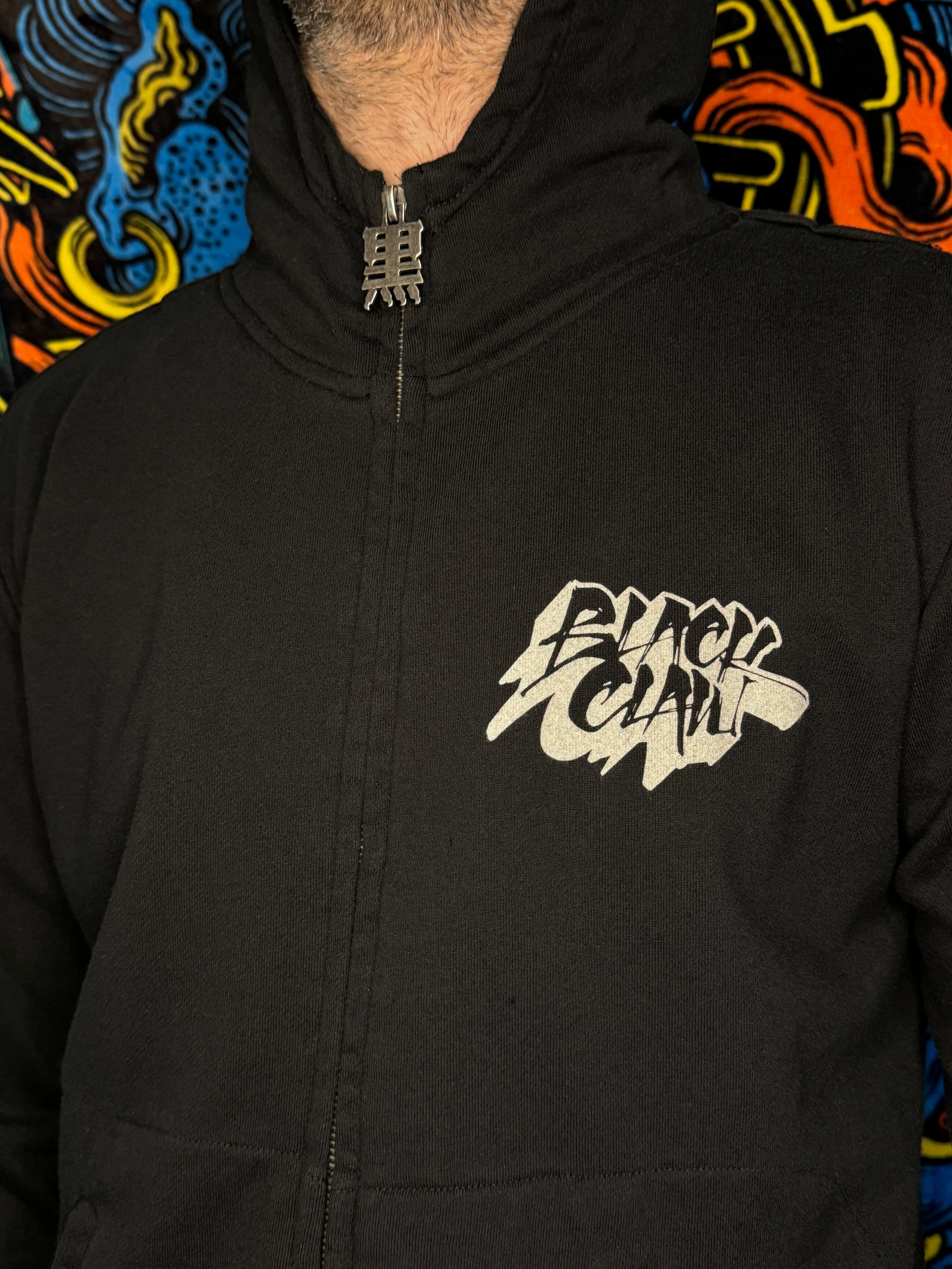 Black Claw Zip Hoodie