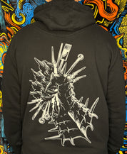 Black Claw Zip Hoodie