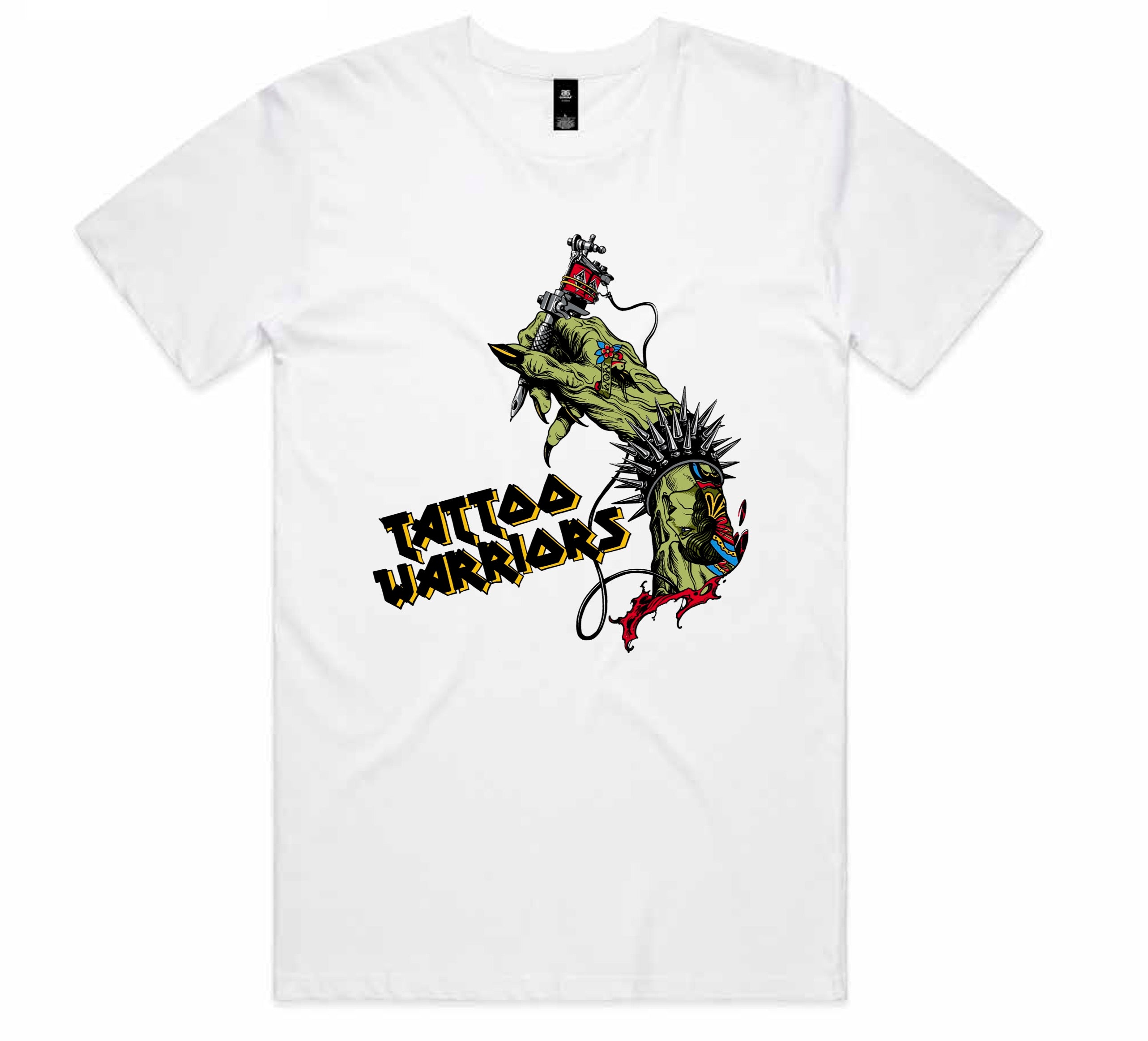 TAT WARRIORS WHT TEE