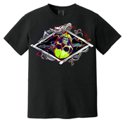 TRIPLE KISS BLK TEE